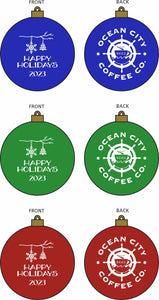 Ocean City Coffee 2023 Dated Ornament