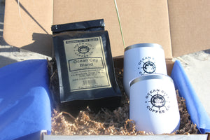 Small Coffee Gift Box, (2) OCCC 12oz Tumbler Cups & 1lb Coffee